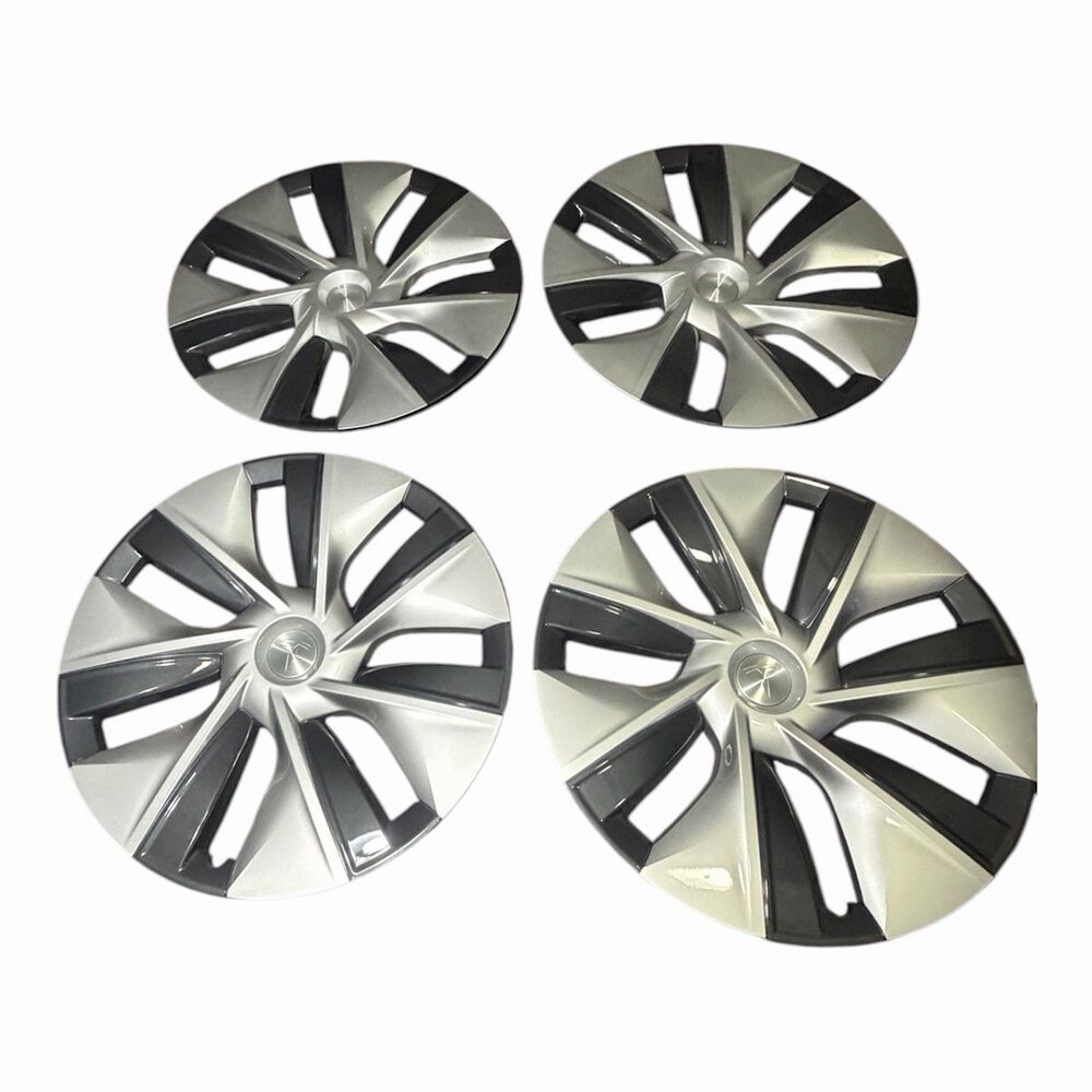 OEM Tesla Model Y 19” Gemini Wheel Cover Hub caps 4 New #1044235-00-B 2020-2024